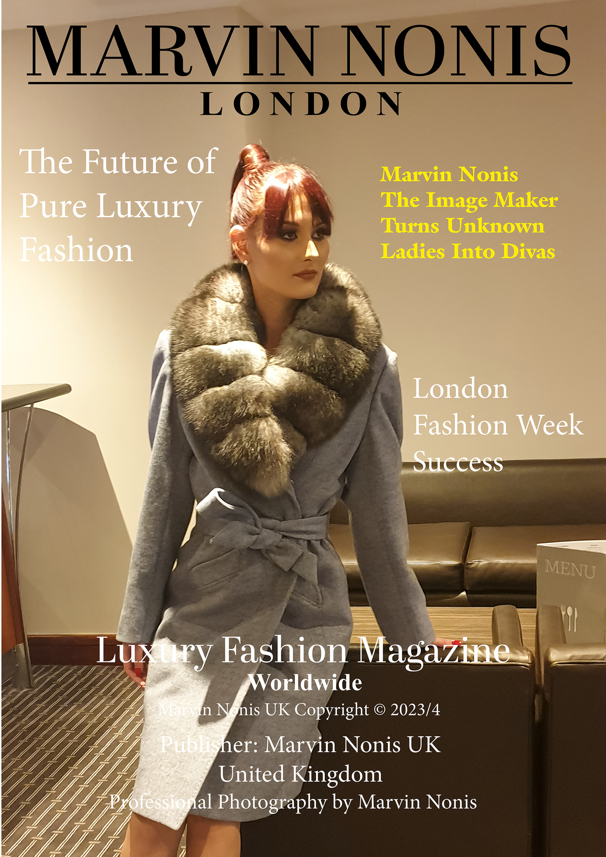 Experience Pure Luxury Fashion with the Latest Edition of Marvin Nonis Mag
